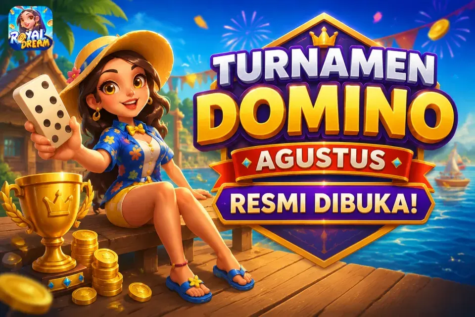 Permainan domino klasik di aplikasi Royal Dream