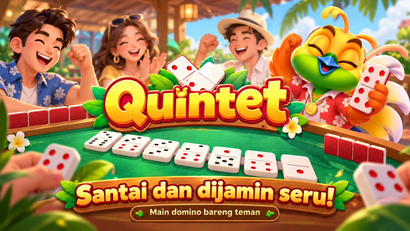 Cuplikan permainan domino Royal Dream, main bareng teman